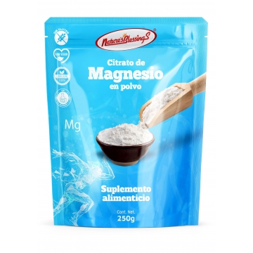 Citrato de Magnesio puro en polvo 250g