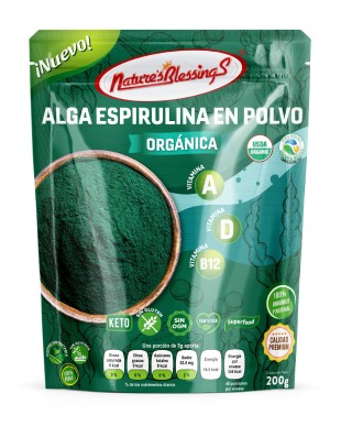 alga espirulina en polvo organico