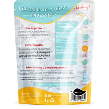 Azufre Organico puro  premium cristales  MSM 250 g