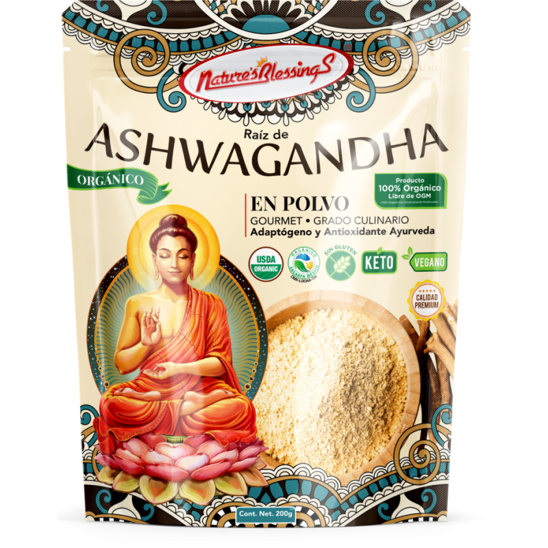 Ashwagandha Organica en Polvo 200g