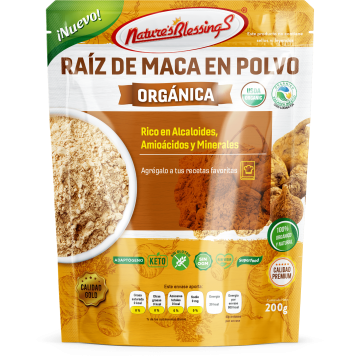Raíz de Maca Orgánica Gold en polvo 200g