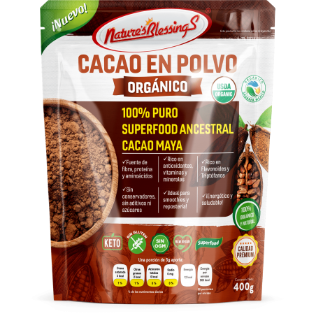 Cacao en polvo  Organico 350g