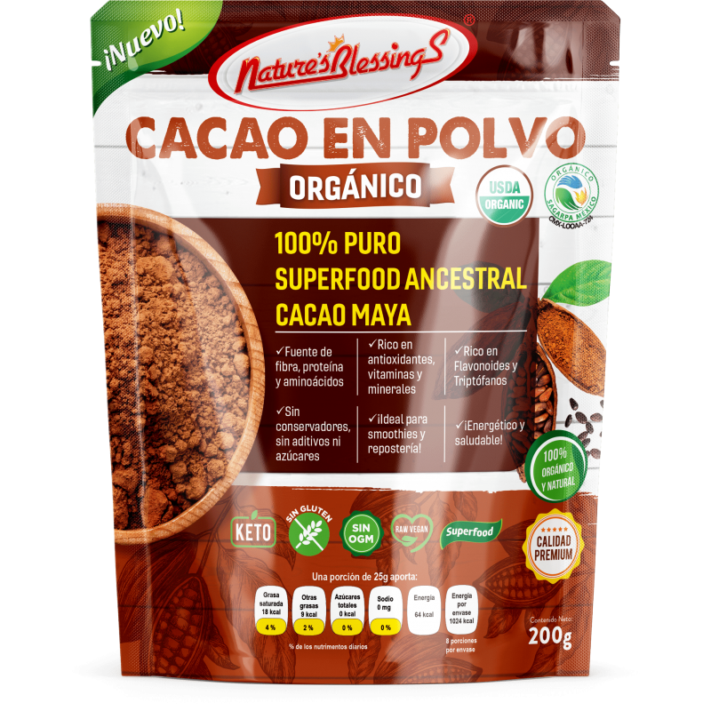 copy of Cacao en polvo  Organico 400g