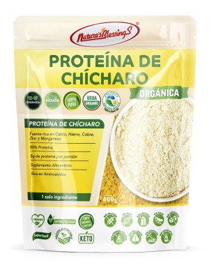 PROTEINA DE CHICHARO ORGANICO 80%
