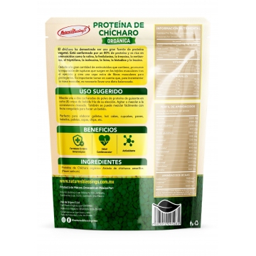 PROTEINA DE CHICHARO ORGANICO 80%