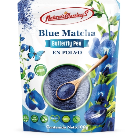 Blue Matcha Azul Butterfly pea 100g