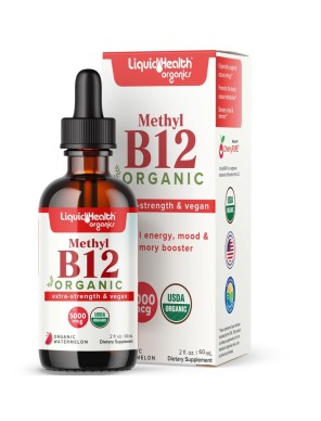 Vitamina B12 Organica gotas de metilcobalamina 5000 mcg 60ml