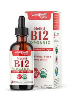 Vitamina B12 Organica gotas de metilcobalamina 5000 mcg 60ml